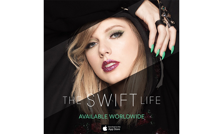 Taylor Swift 推出个人 App The Swift Life