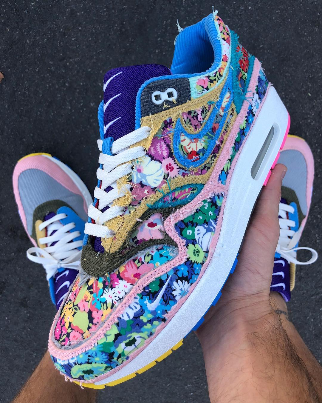 sean wotherspoon 展示 bespoke 定制版 nike air max 1