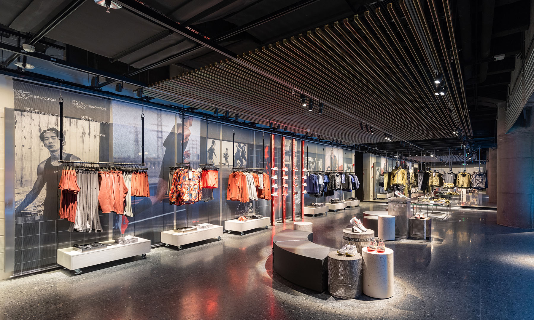2019秋季 Nike 纽约马拉松 - 纽约Soho零售店设计|空间|室内设计|HOPEN_LIN - 原创作品 - 站酷 (ZCOOL)