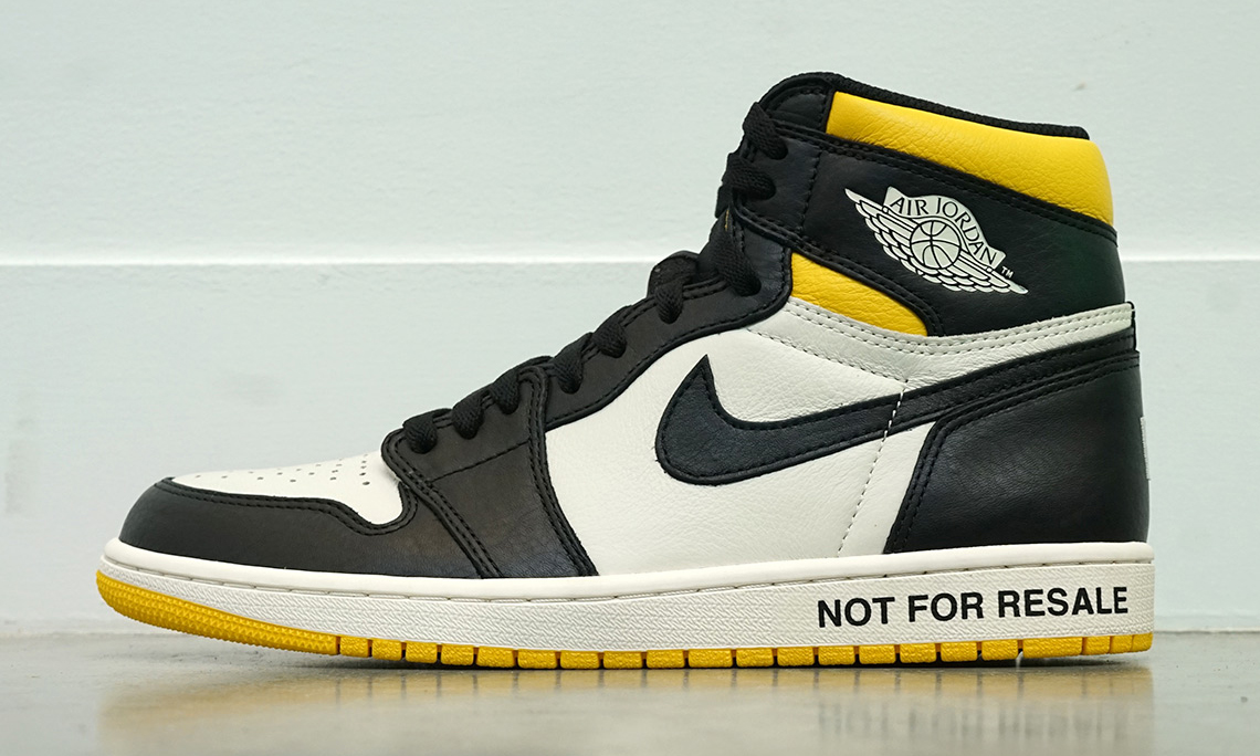 Image of Air Jordan 1 Retro High OG NRG Not For Resale Yellow
