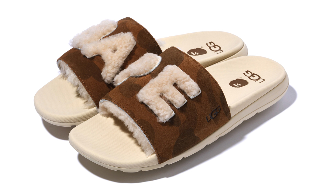 A BATHING APE - ape × UGG エイプ アグ コラボ サンダル 26㎝ 未使用