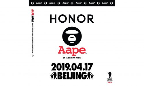 意料之外,aape by a bathing ape 与荣耀手机发布跨界联名