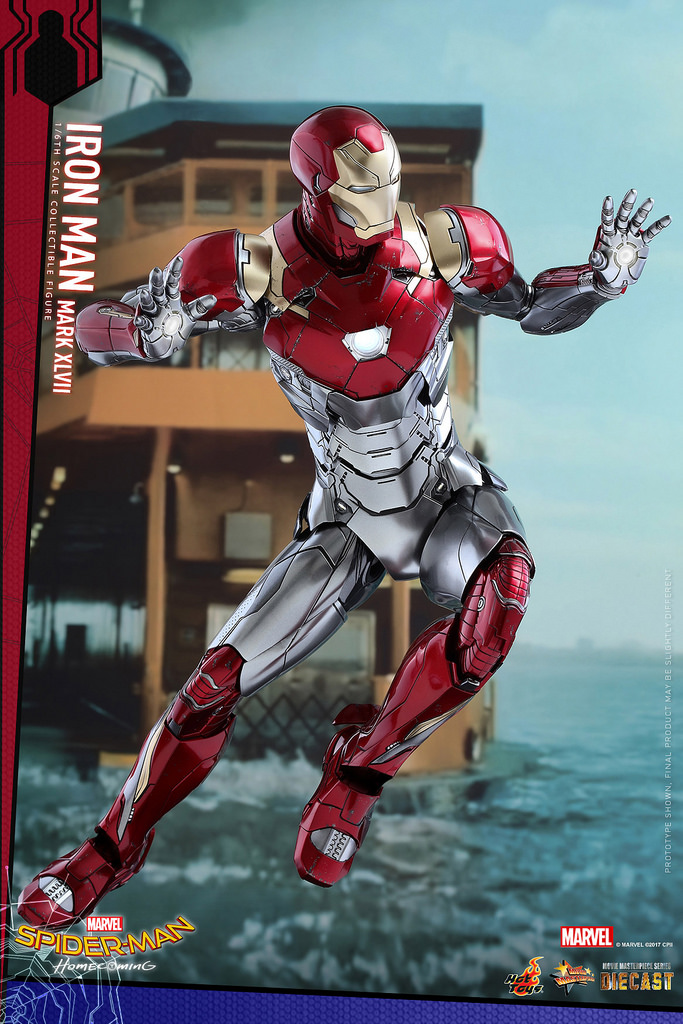 hot toys 推出《spider-man: homecoming》钢铁侠 mark xlvii 玩偶