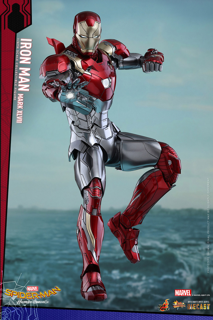 hot toys 推出《spider-man: homecoming》钢铁侠 mark xlvii 玩偶