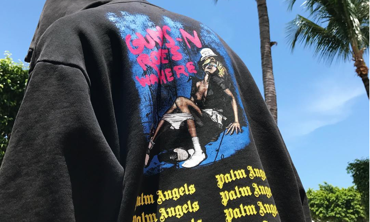 Palm Angels x Guns N’ Roses 高级街头致敬摇滚文化