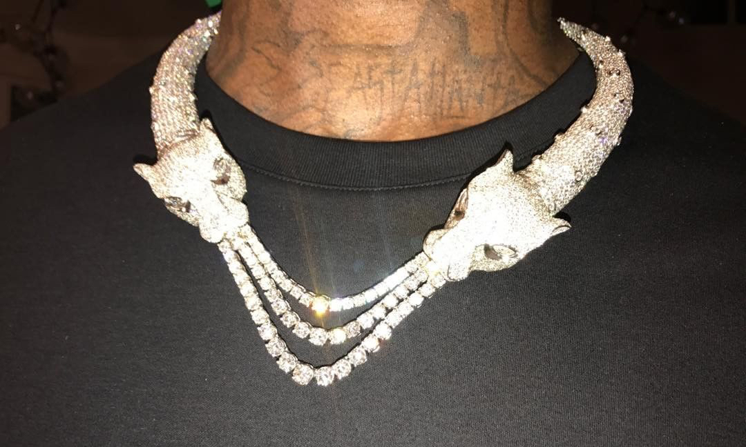 guccimane设计了一款价值50万美元的项链