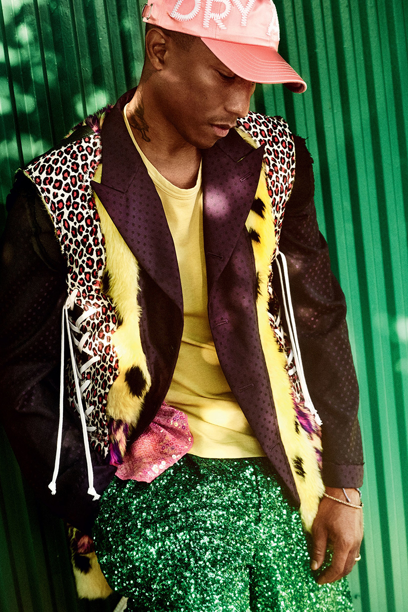 pharrell williams 荣登《vogue》12 月刊的杂志封面