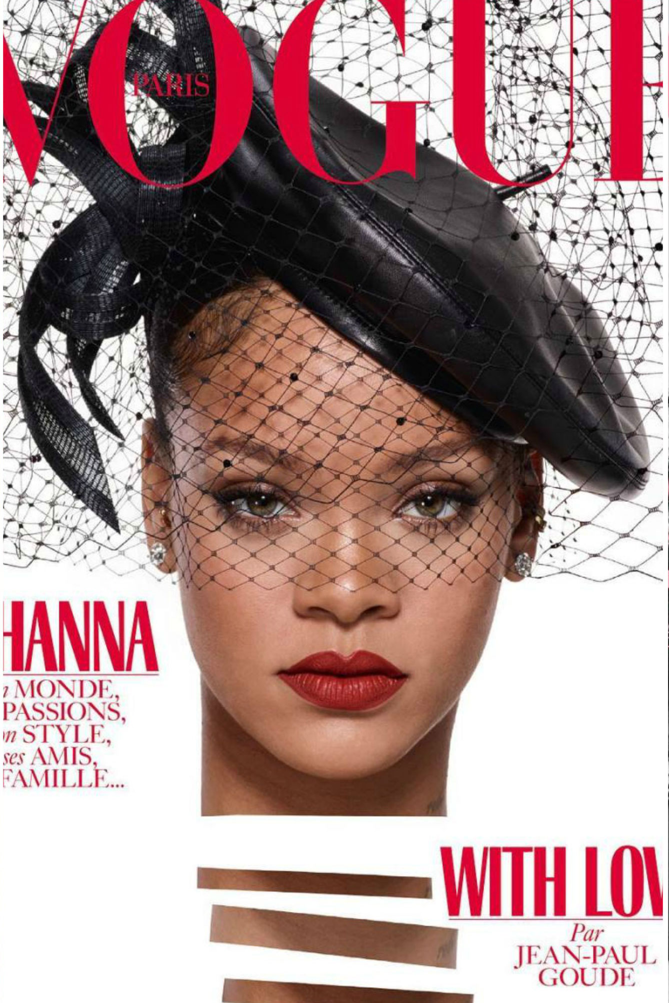 rihanna 登上《vouge paris》封面
