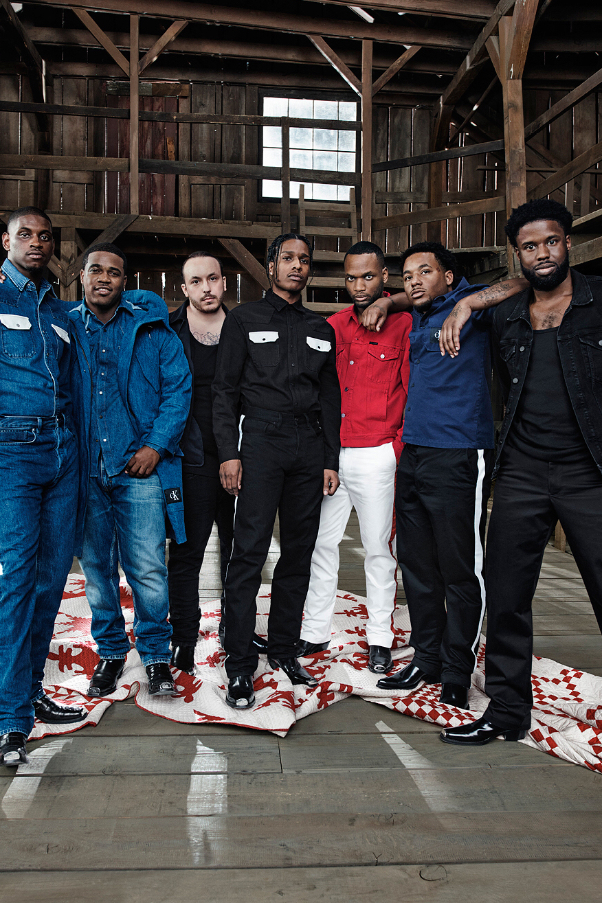 a$ap mob 第二波 calvin klein 广告亮相