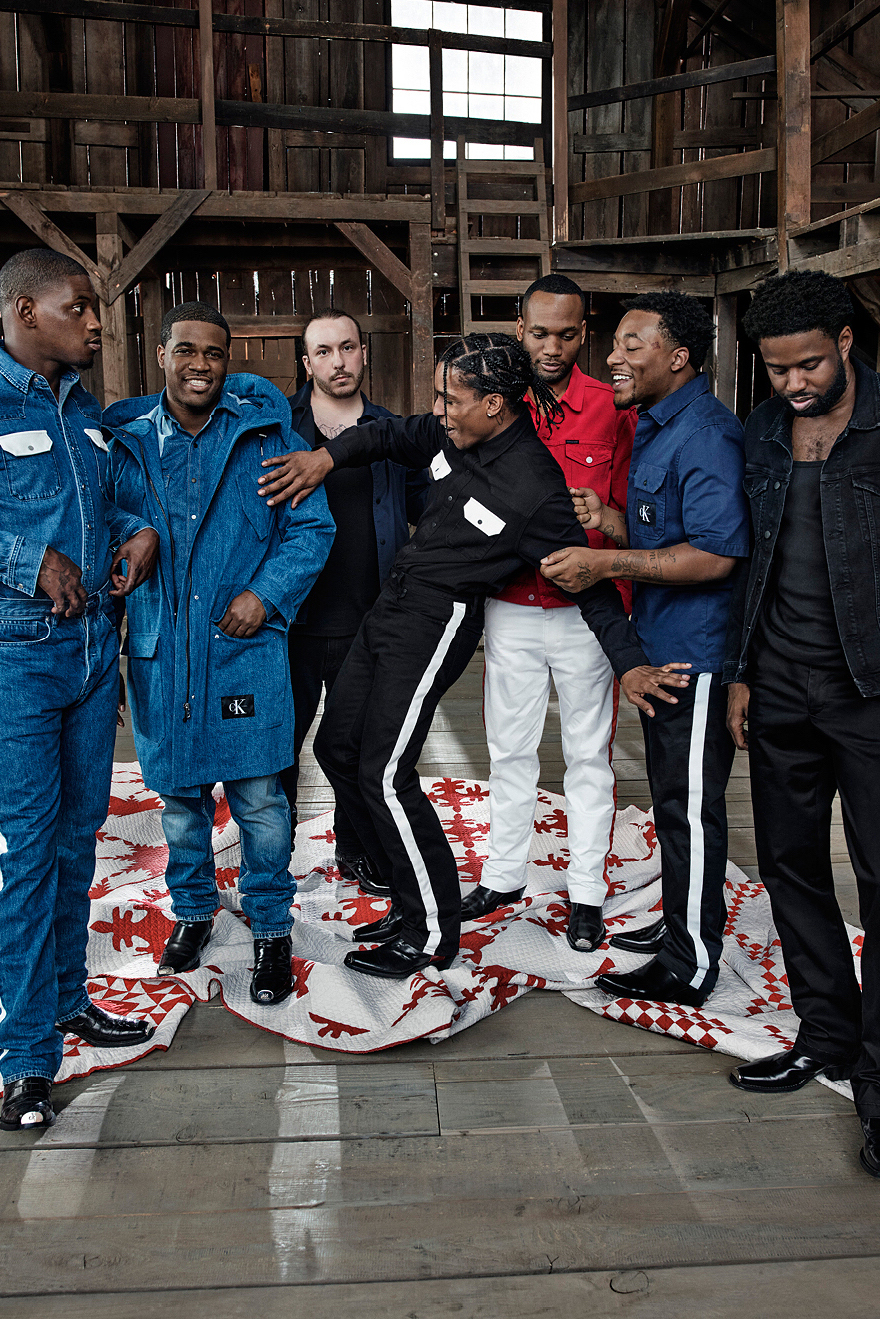 a$ap mob 第二波 calvin klein 广告亮相