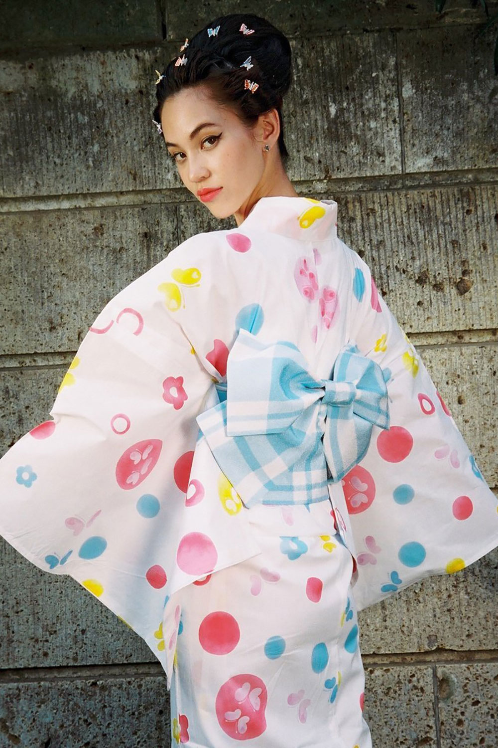 水原希子品牌 official kiko 发布日式浴衣系列