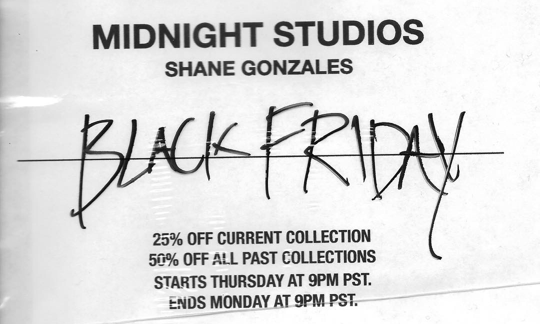 黑五促销，Midnight Studios 全部商品将以折扣价贩售