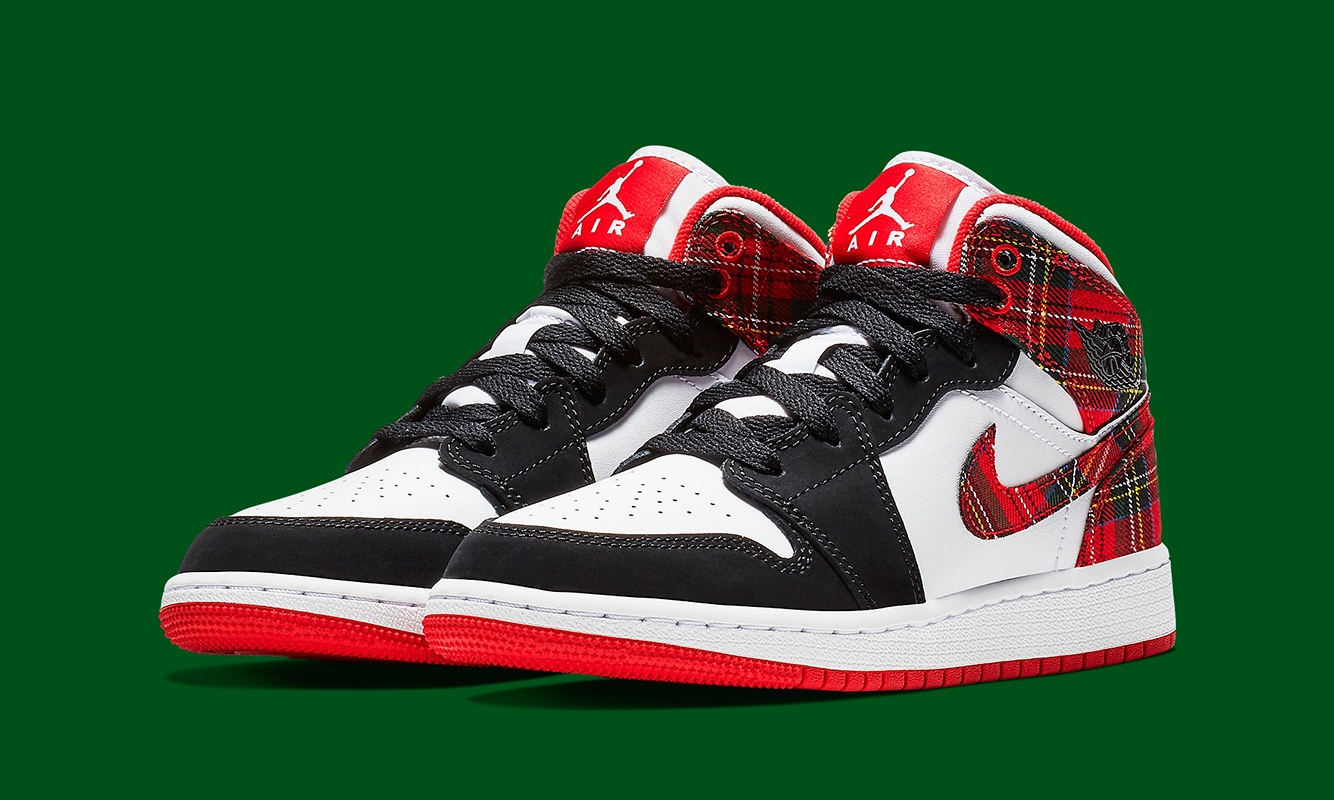 抢先预览 air jordan i mid "圣诞节" 新配色