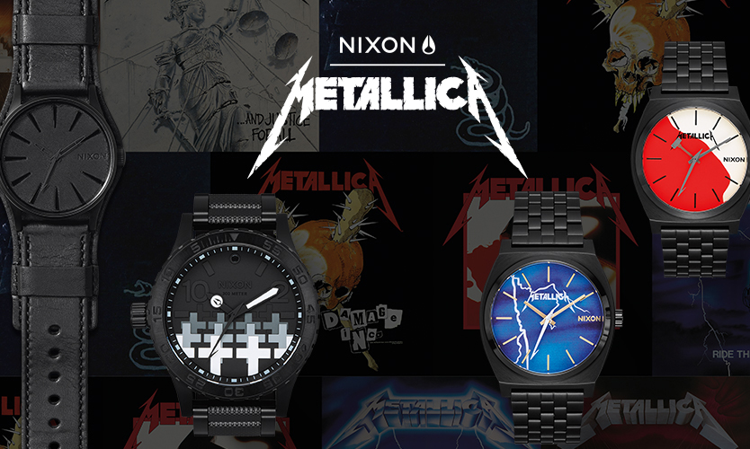 NIXON x Metallica 推出限量联名表款