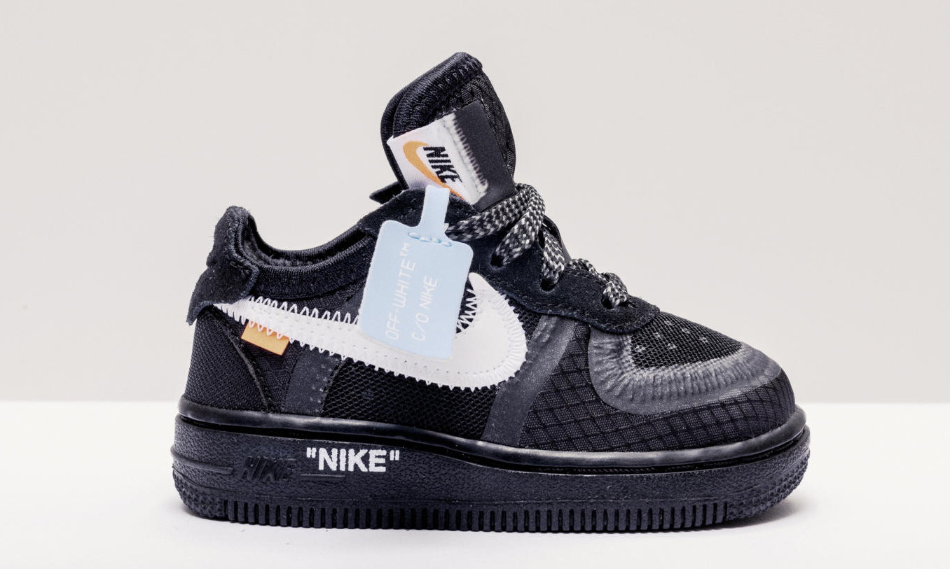 可爱到犯规!off-white x nike air force 1 童鞋版本即将登场