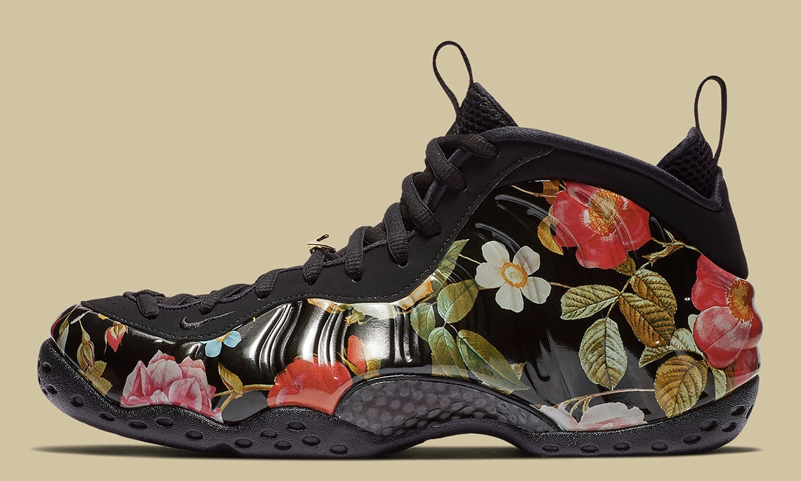 今年过节别送花了,送 nike air foamposite one "花卉喷" 吧