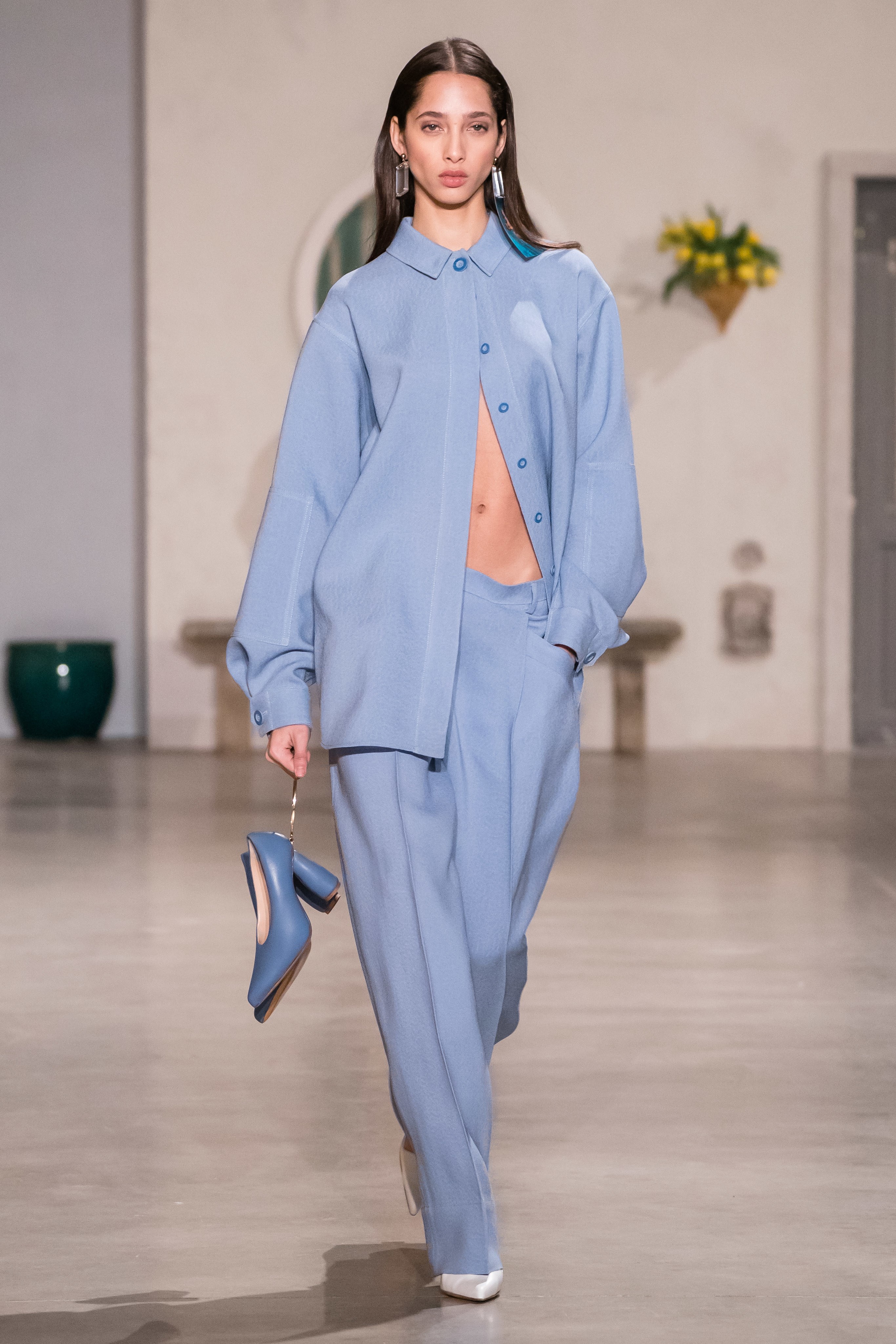 明艳和谐的色彩搭配,jacquemus 19 秋季系列秀场回顾
