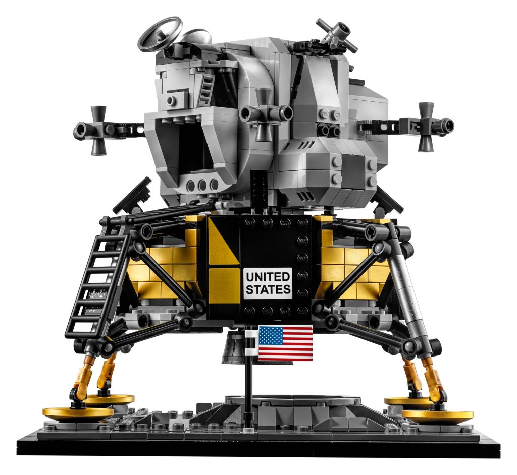庆祝人类登月 50 周年,lego 推出 nasa 阿波罗 11 号模型组