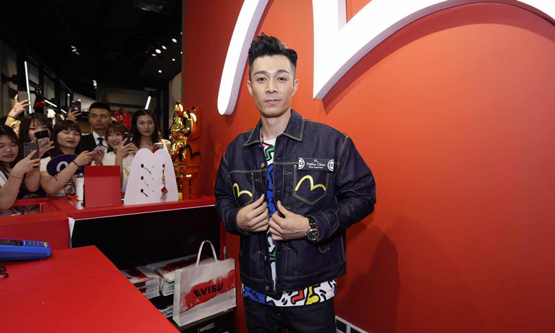 周柏豪现身 evisu 广州天环广场旗舰店开业典礼 – nowre现客