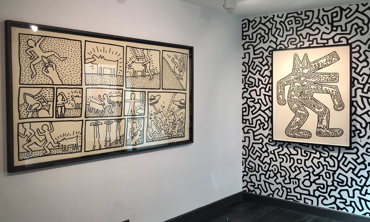 倫敦羅茲當代為 keith haring 舉辦 