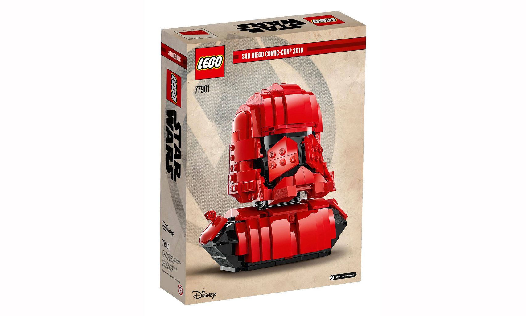 lego 发布 《星球大战:天行者崛起》西斯士兵胸像