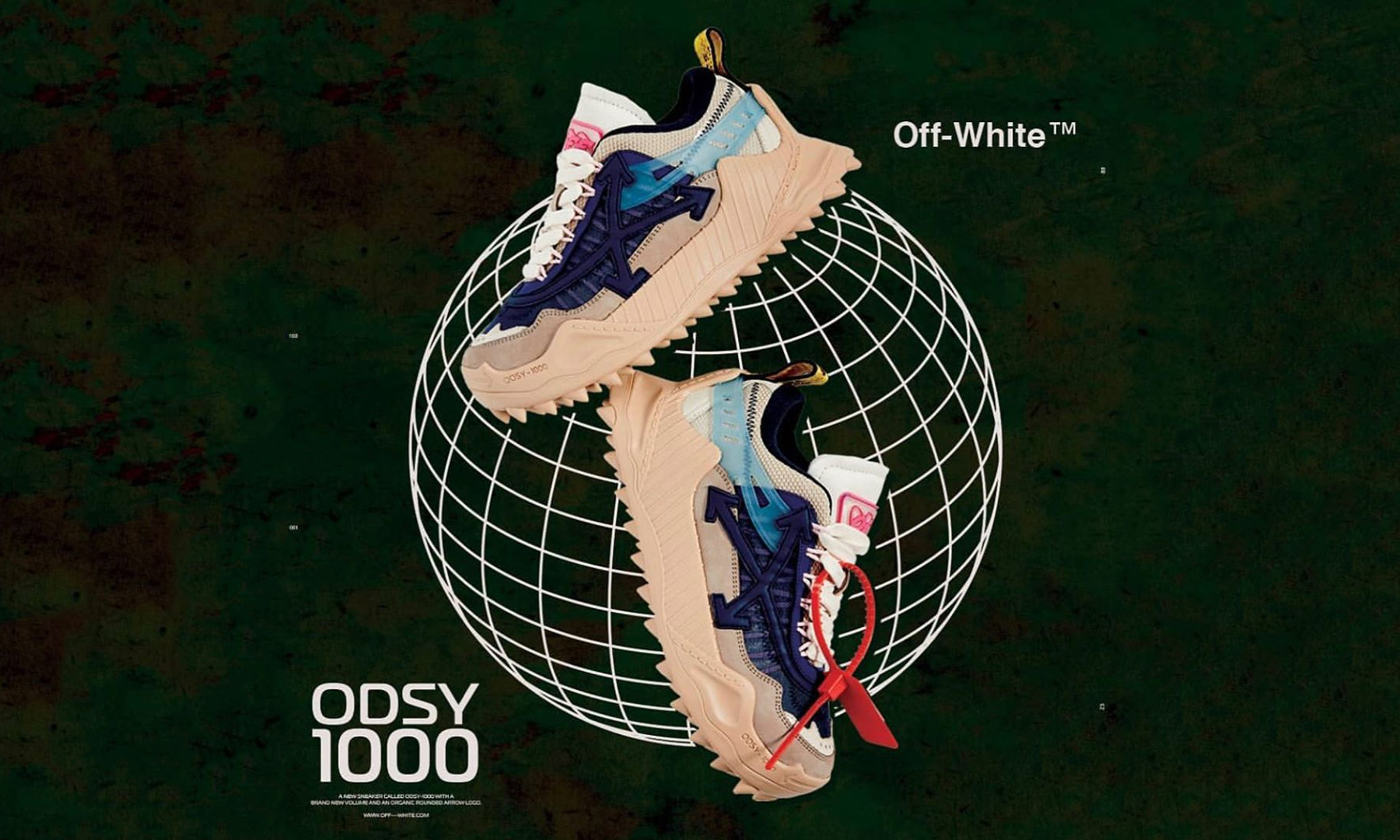 off-white "odsy-1000" sneakers 现已上架开售