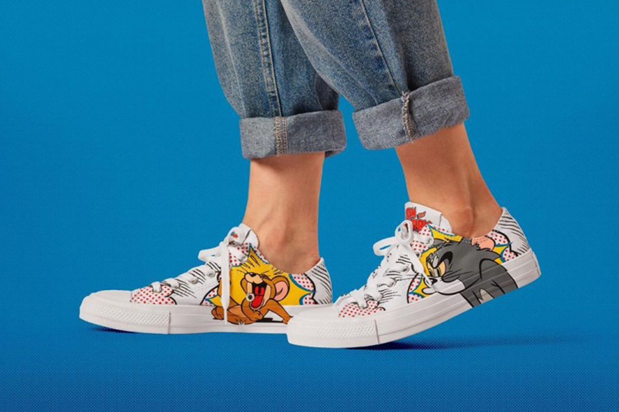 converse 与经典卡通《tom and jerry》联名系列释出