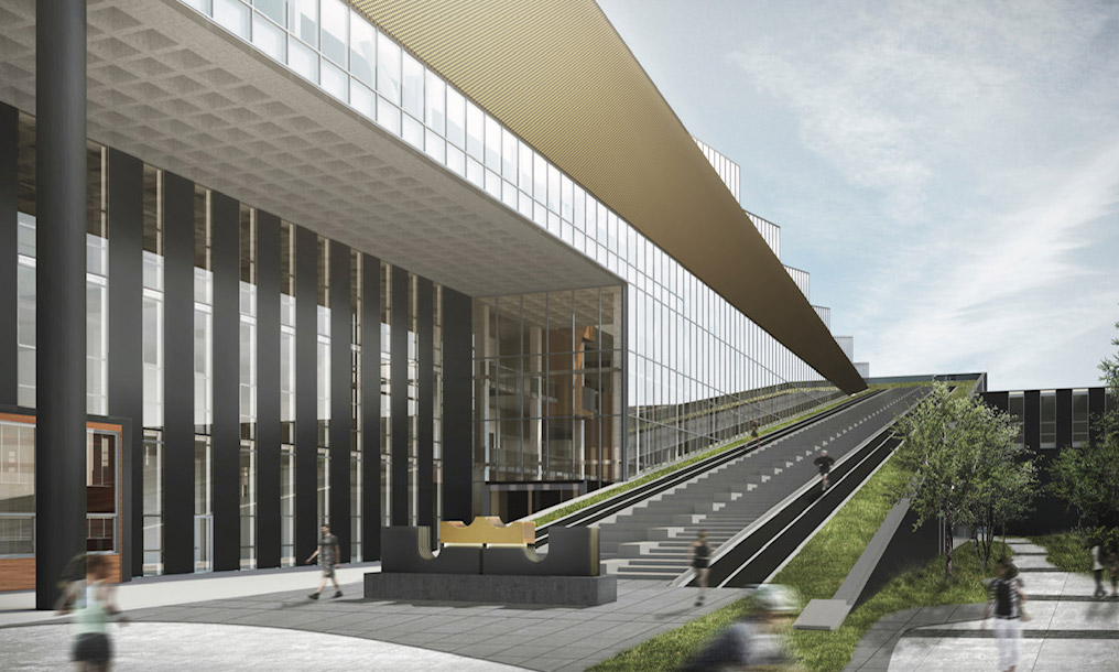 勒布朗·詹姆斯 喜提 nike 全球总部新建筑
