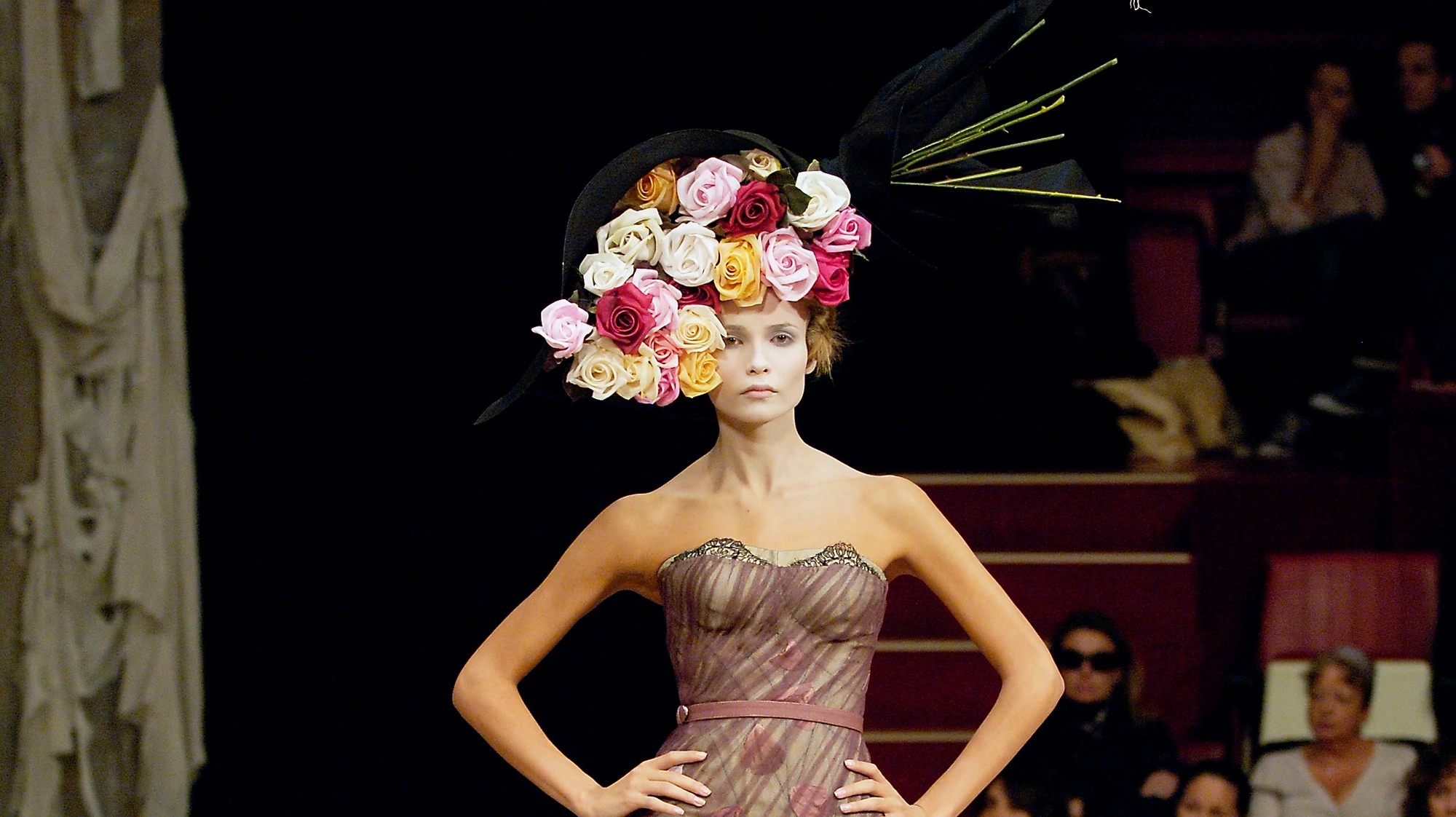 alexander mcqueen rose paillette