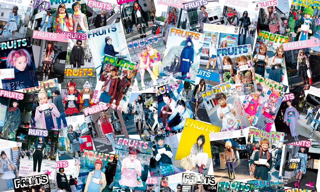 在《fruits》的街拍里,才能看到原宿真正的时髦青年