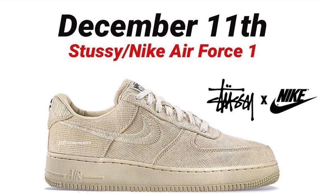 Stüssy x Nike Air Force 1 发售日期确定