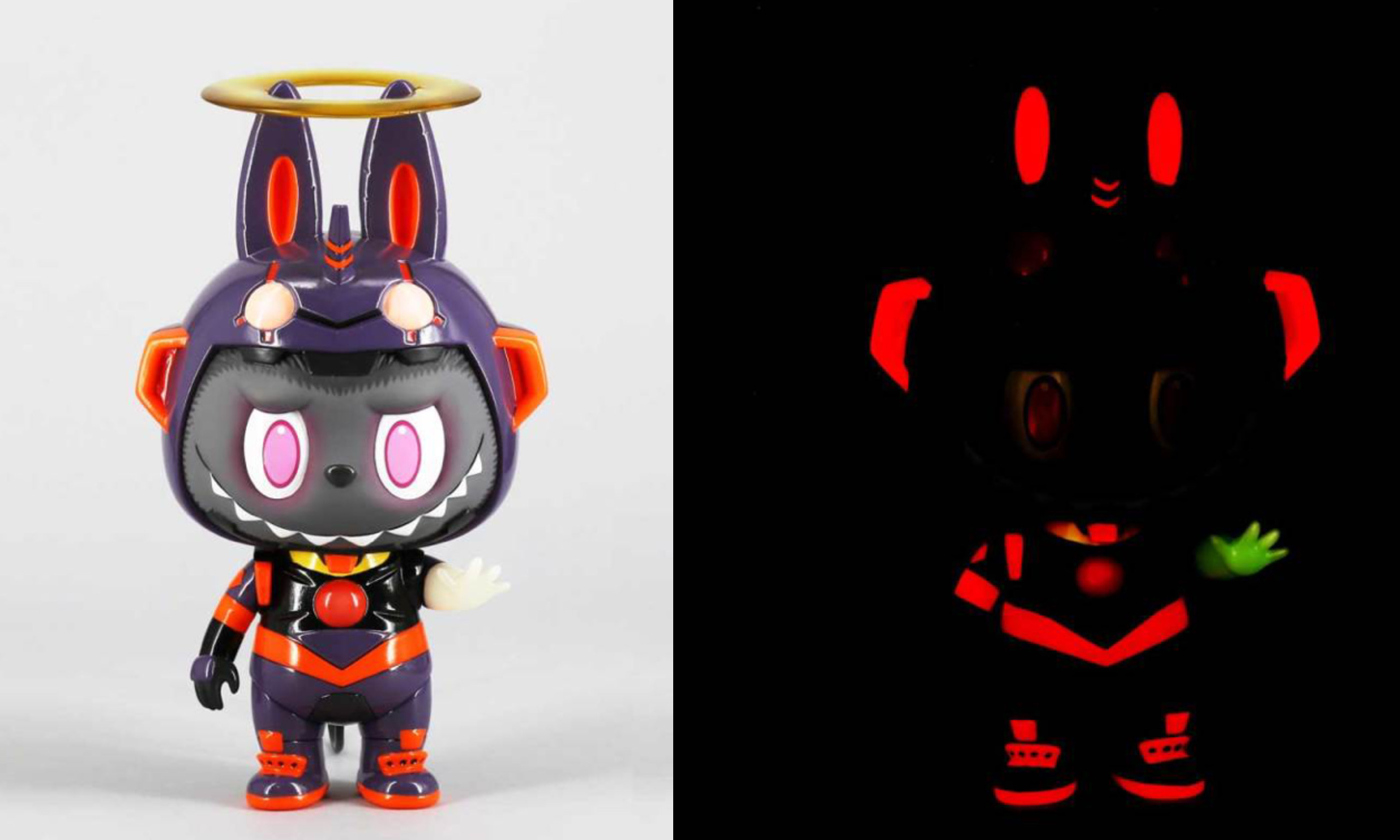 labubu ×《新世纪福音战士》抽选限定「eva labubu 初号机觉醒版」