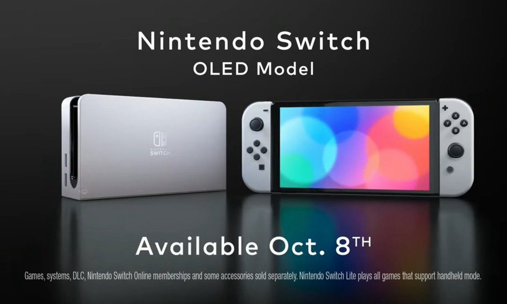 Nintendo Switch OLED 新机型正式公开亮相