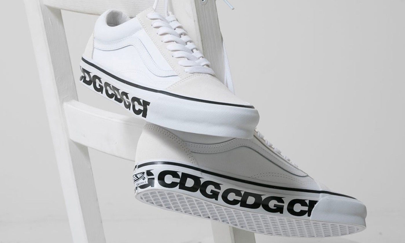 CDG x Vans 白色版本 Old Skool 鞋款即将发售